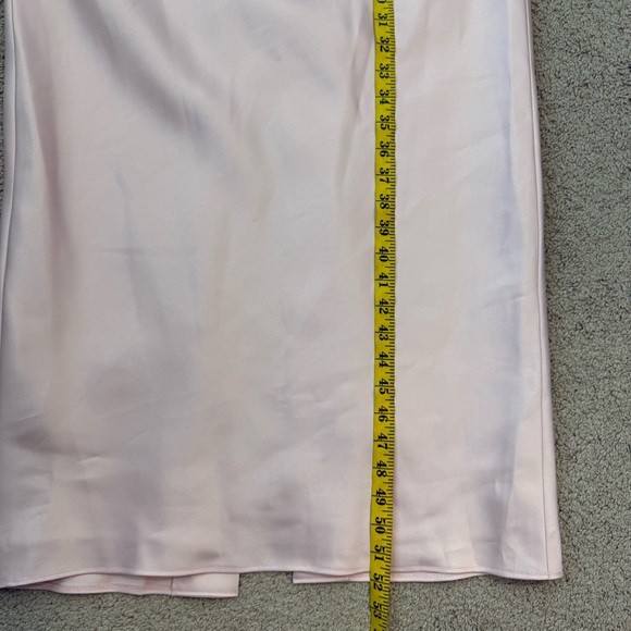 Alfred‎ Sung D859 Strapless Bow Column Gown Ballet Pink 8 - Picture 8 of 8